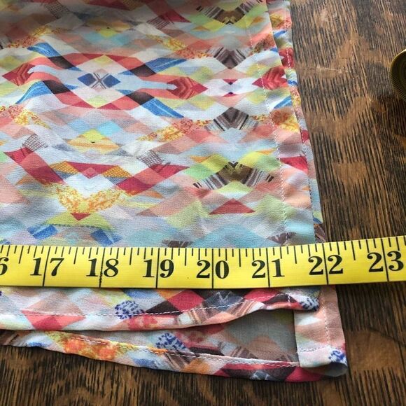 CAbi Avery Pastel Aztec Print Semi Sheer Tunic - Picture 12 of 13